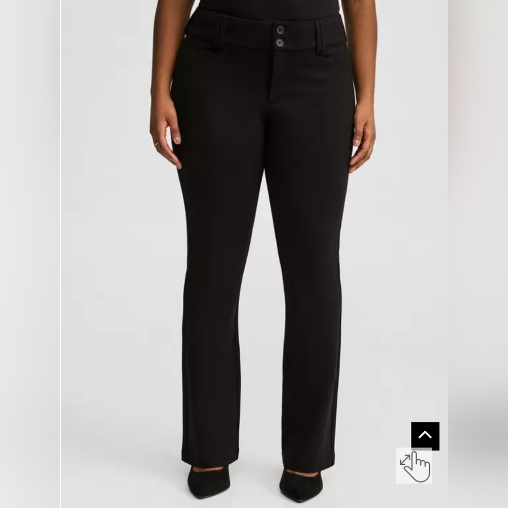 Torrid Trouser Slim Boot Ponte Pant